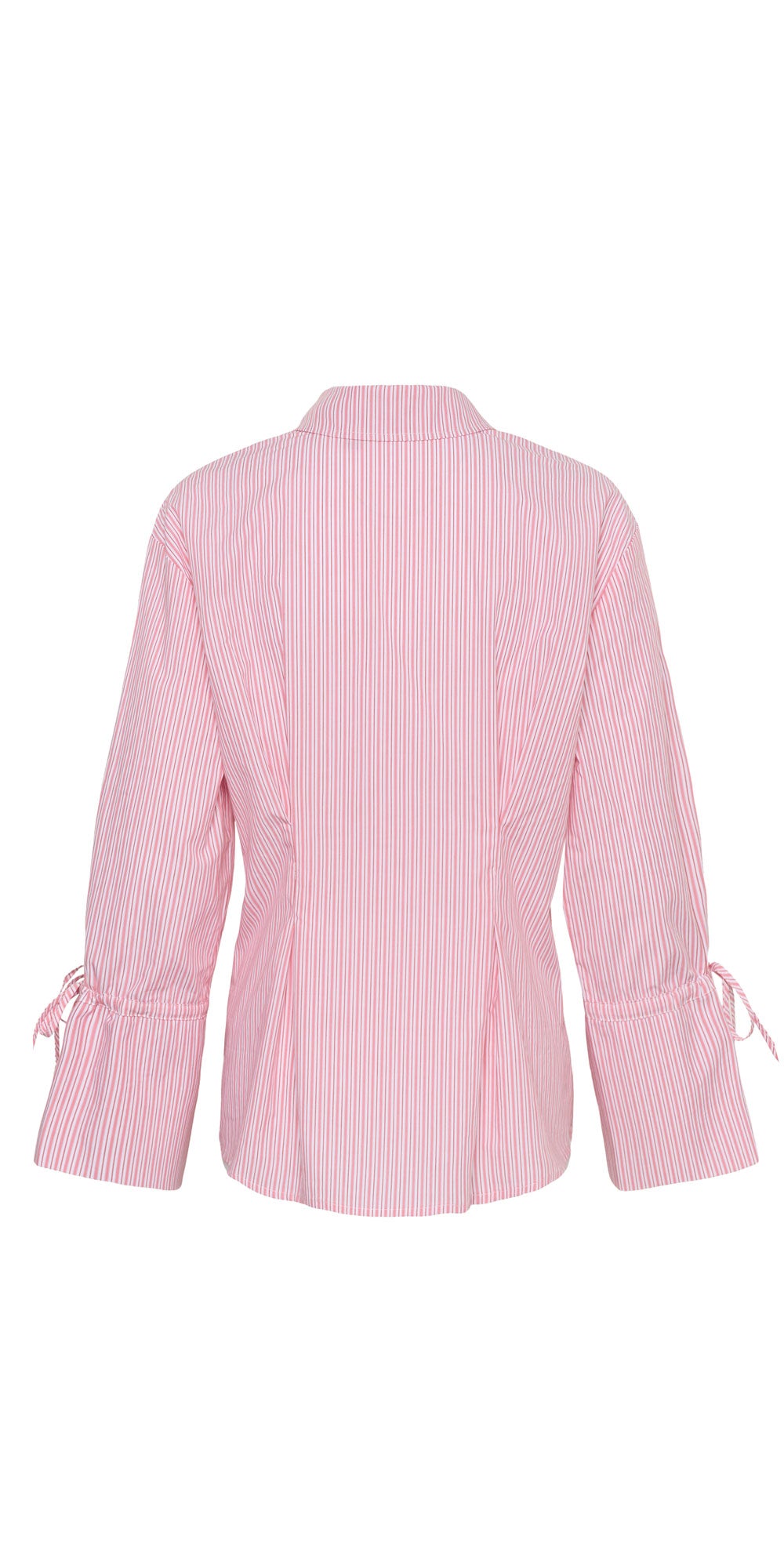 Culture Sculptural Poplin Shirt, pink stripe