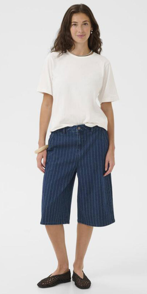 Culture Pinstriped Trouser Jorts