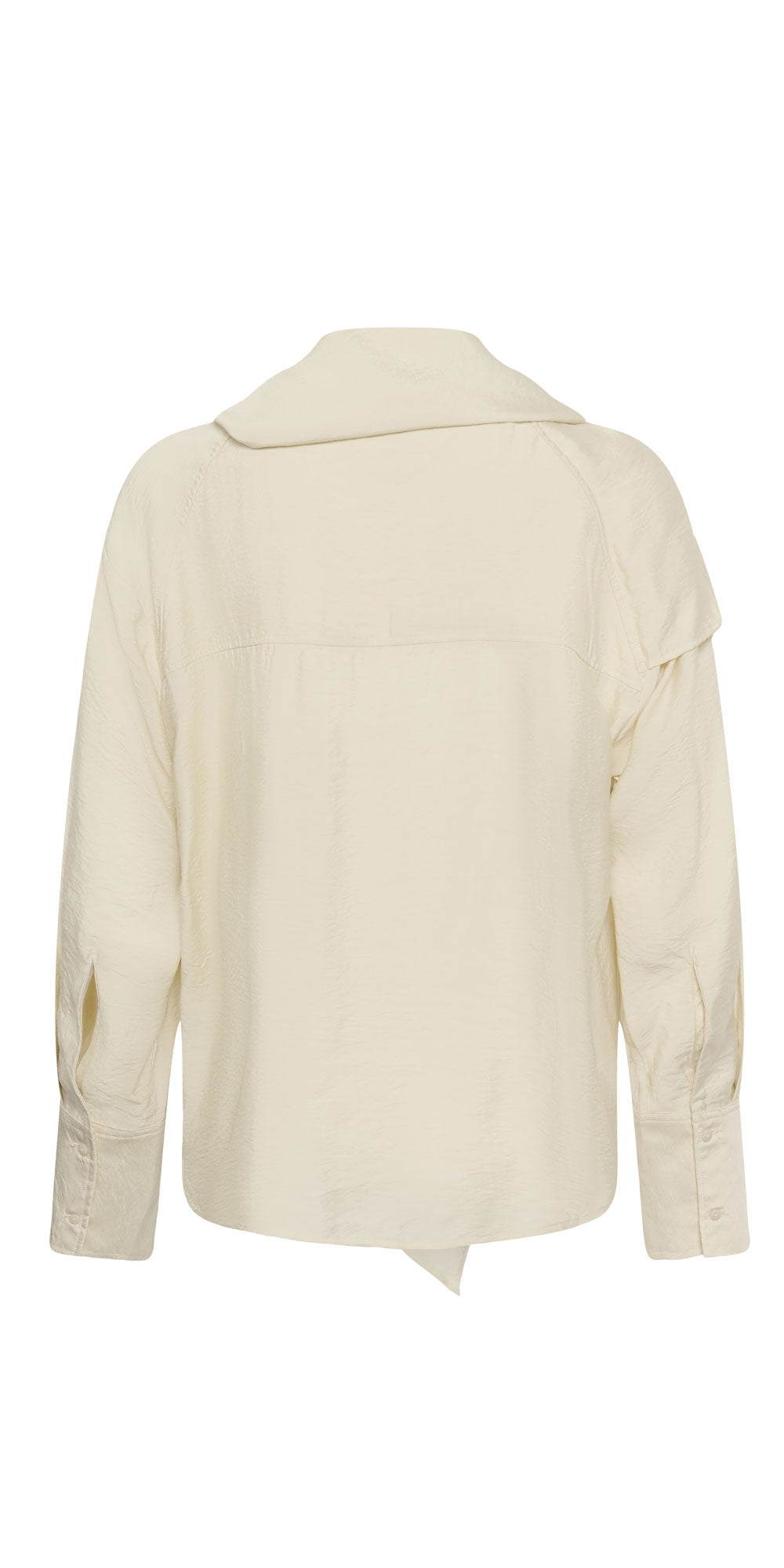 Soaked Scarf Blouse, sand shell