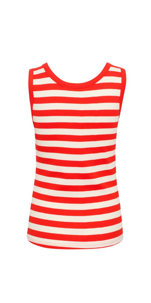 Culture Striped Tank Top, red