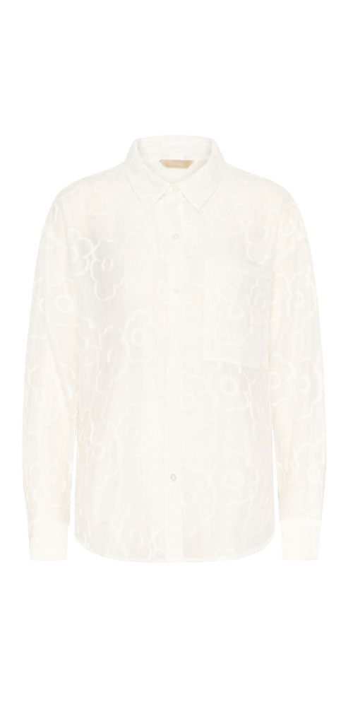 Culture Sheer Pop Flower Shirt