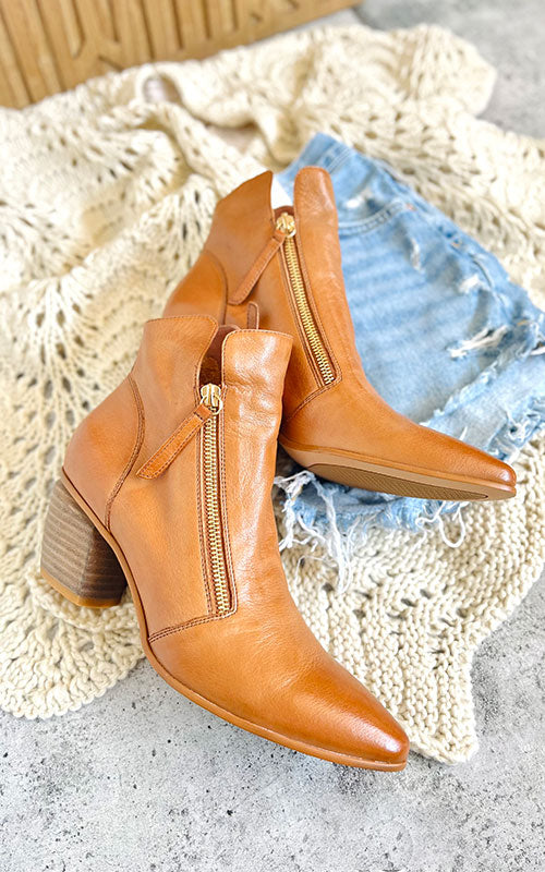 Django & Juliette Jazzy Boots, cognac