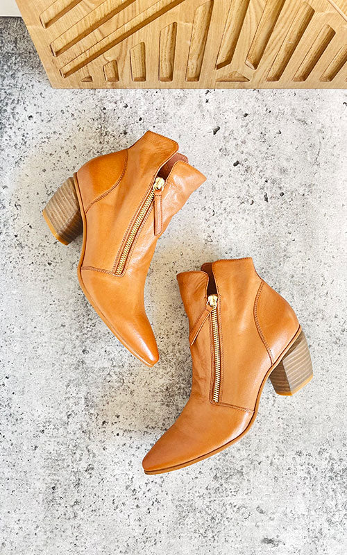 Django & Juliette Jazzy Boots, cognac