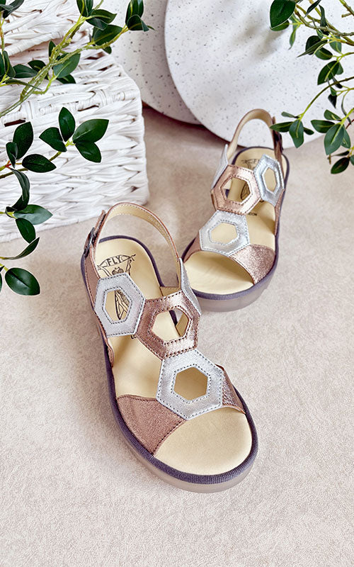Fly London Tewa, sahara/silver