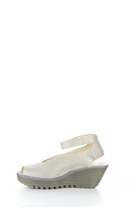 Fly London Yala Perf, silver