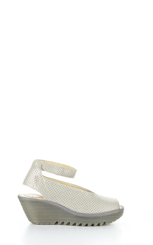 Fly London Yala Perf, silver