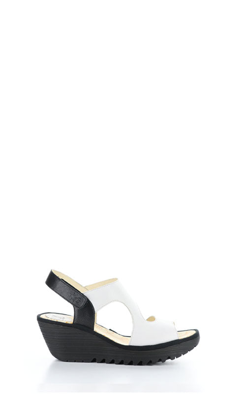Fly London Yoxa, white/black