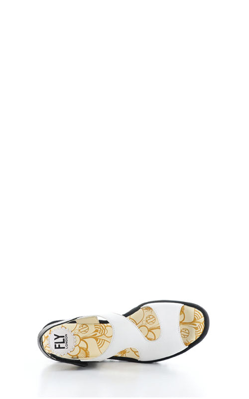 Fly London Yoxa, white/black