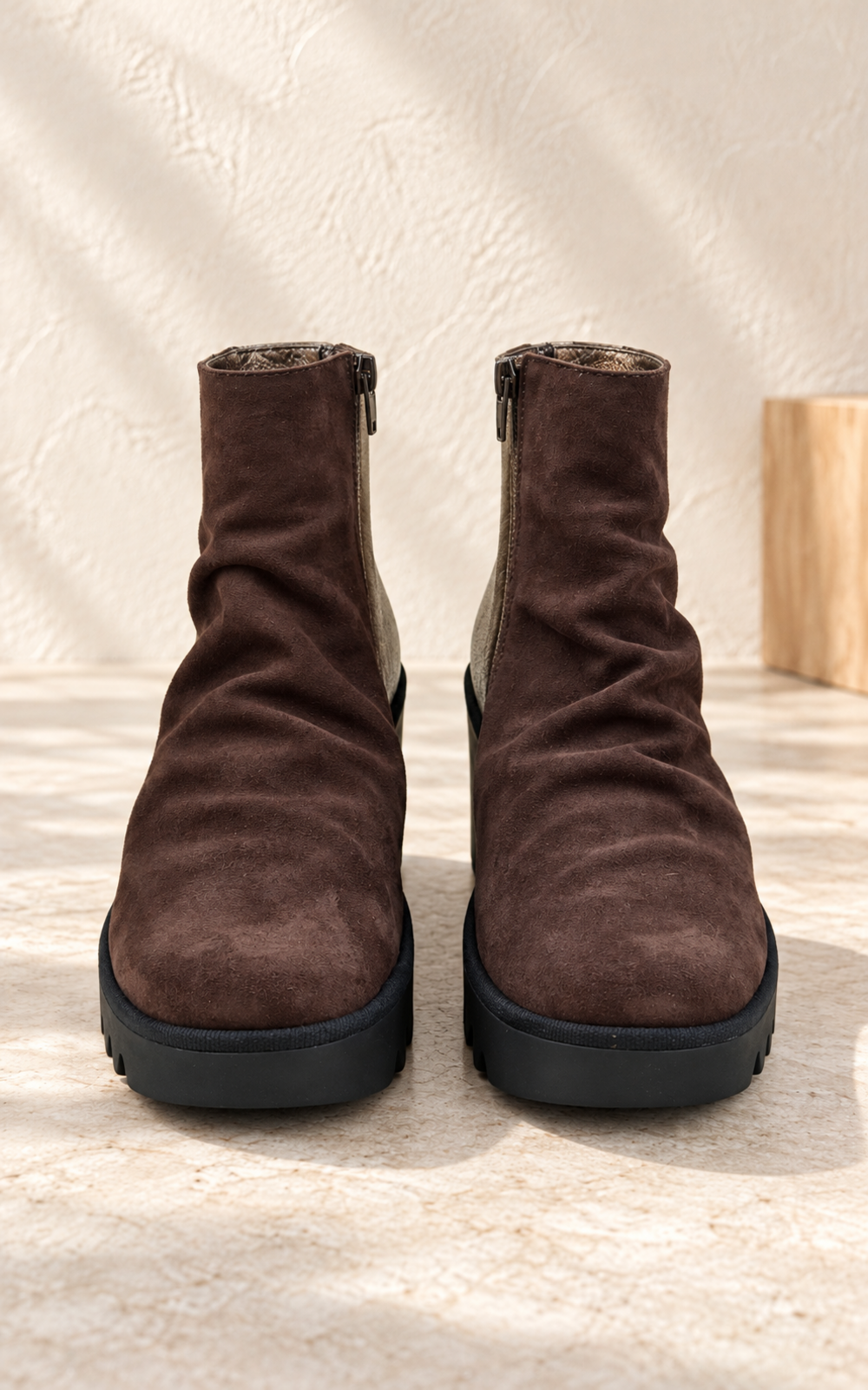 Fly London Baan, brown/gold