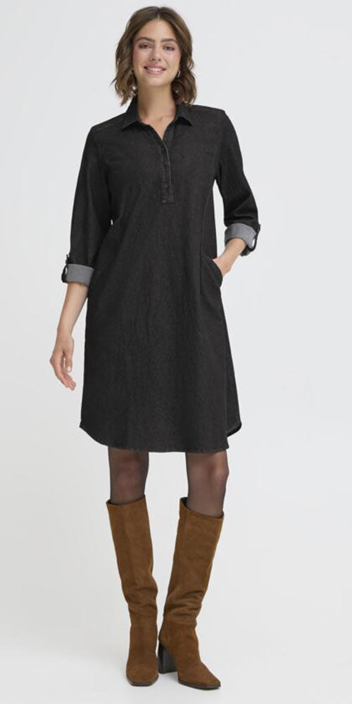 Fransa Denim Tunic Dress
