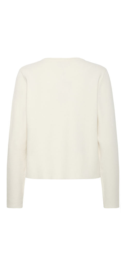 Fransa Bow Cardy, cream