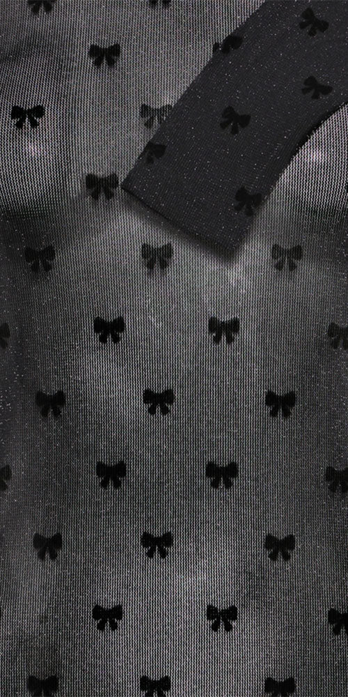 Fransa Mesh Layering Top, bows