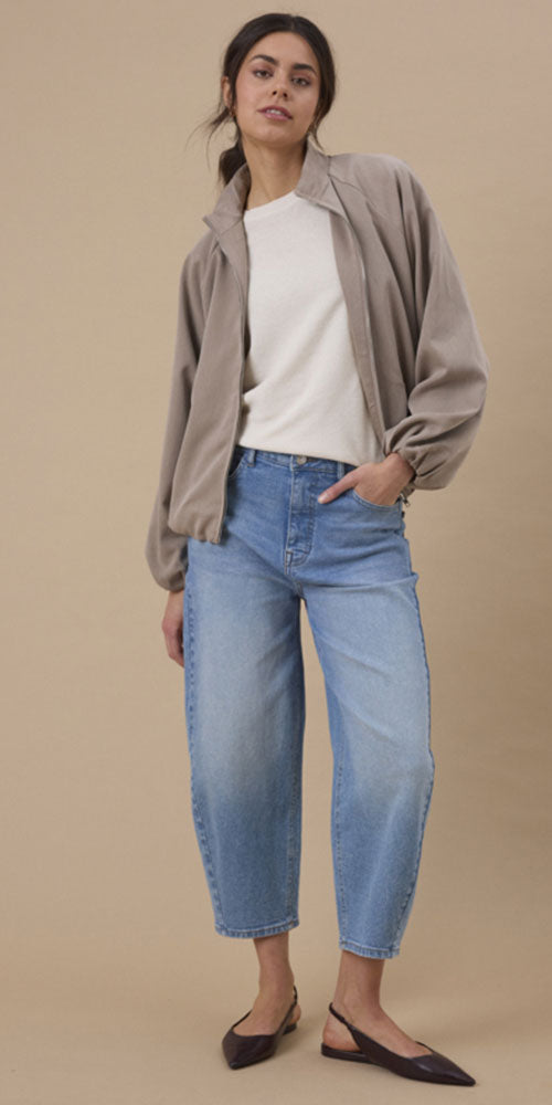 Fransa Lightweight Bubble Bomber, tan