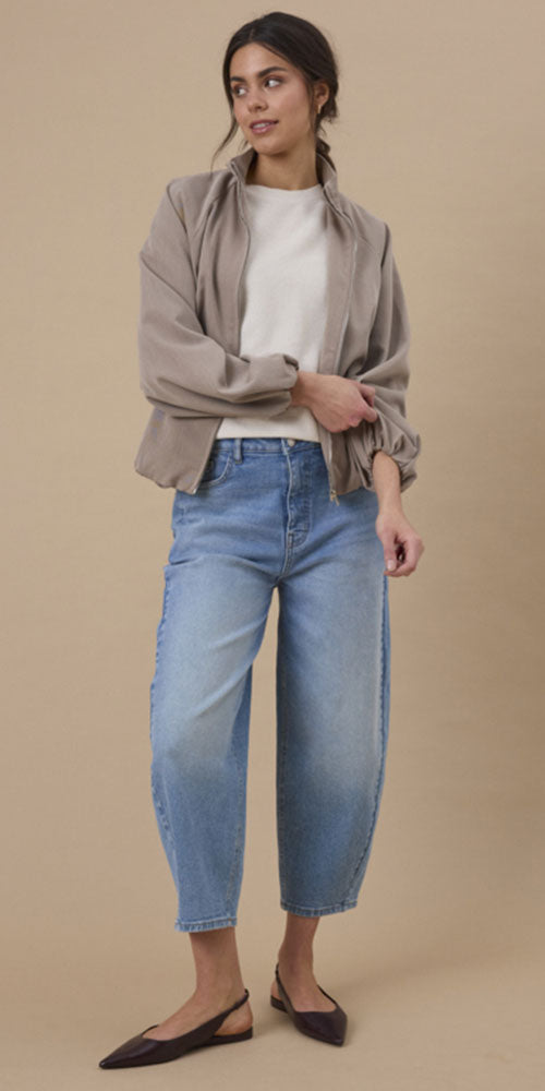 Fransa Lightweight Bubble Bomber, tan