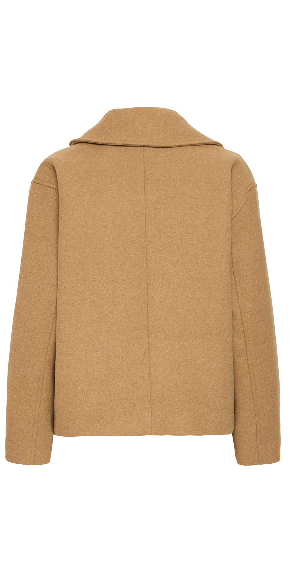 Fransa Pea Coat, camel