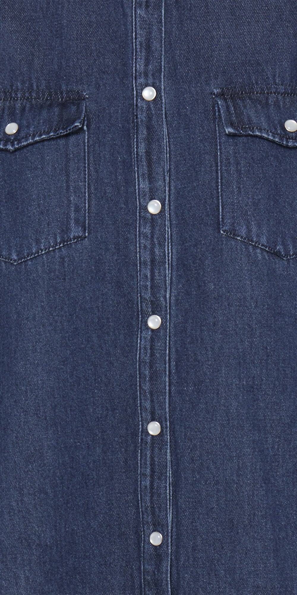 Fransa Dark Denim Jean Shacket