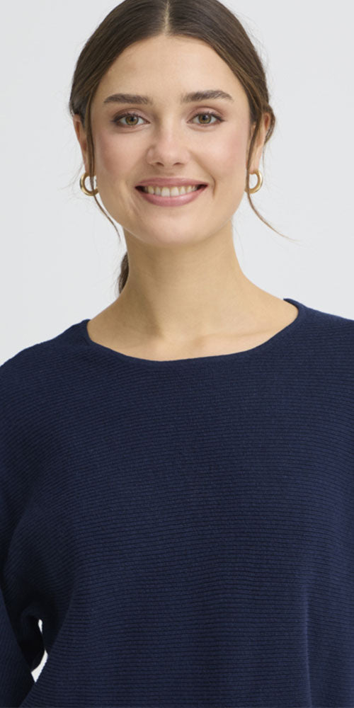 Fransa Dolman Pullover, navy