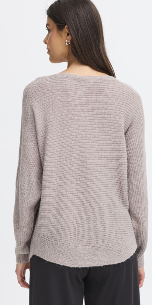 Fransa Dolman Pullover, stone
