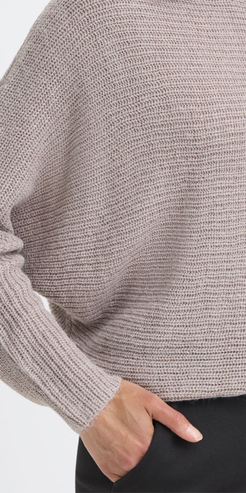 Fransa Dolman Pullover, stone