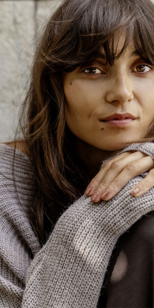 Fransa Dolman Pullover, stone