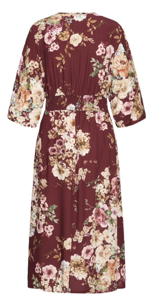 Fransa Floral Kimono Style Dress