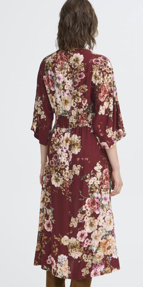 Fransa Floral Kimono Style Dress