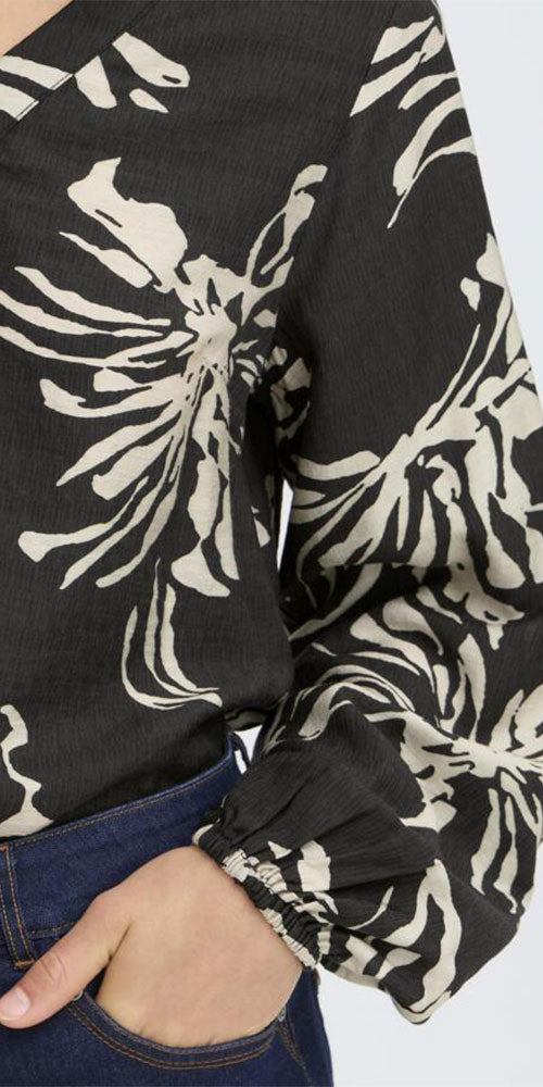 Fransa Flower Burst Blouse