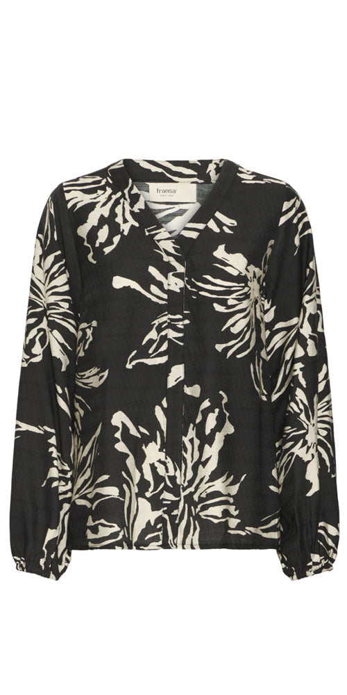 Fransa Flower Burst Blouse