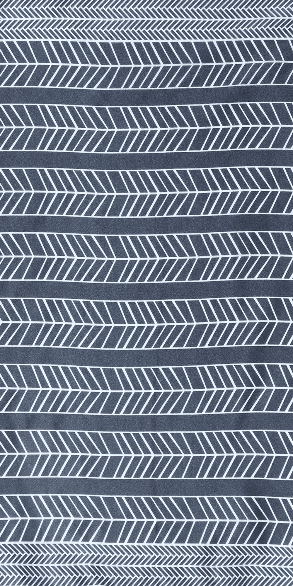 Fransa Silk Herringbone Scarf, navy