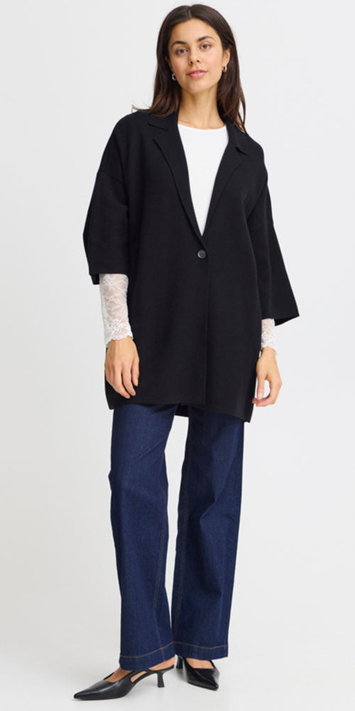 Fransa Knit Blazer Cardy