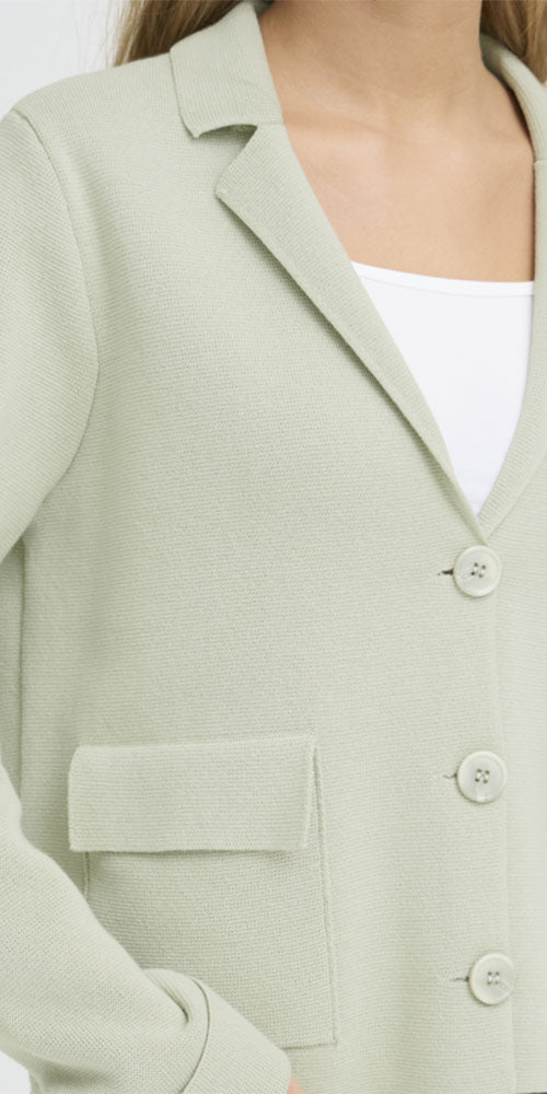 Fransa Knit Blazer, mint