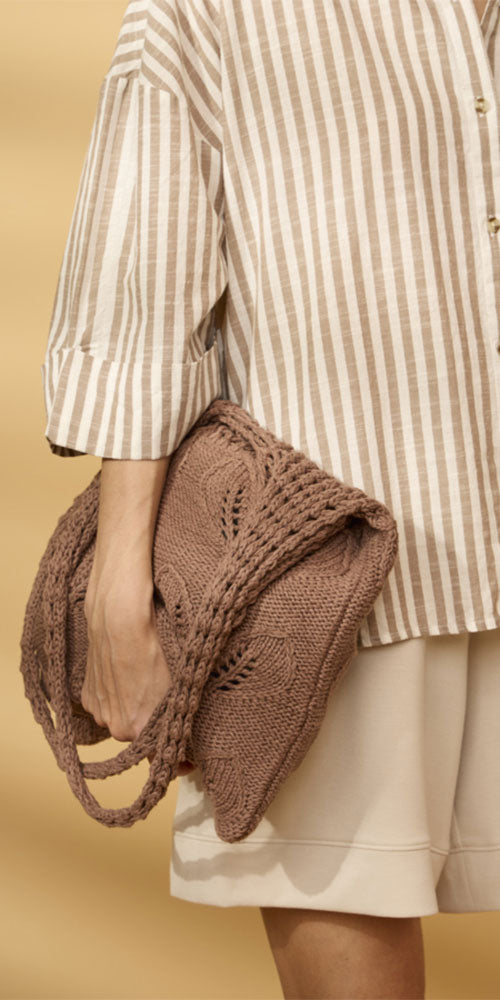 Fransa Knit Handbag