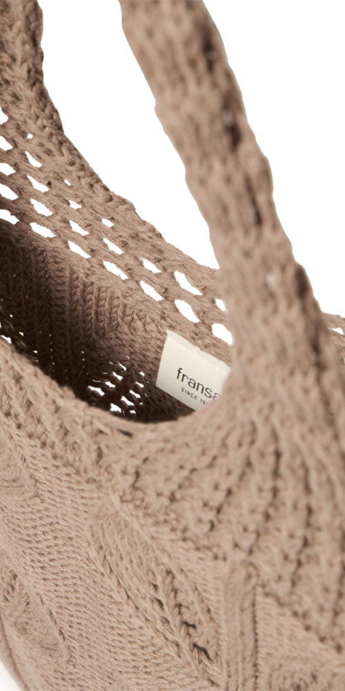 Fransa Knit Handbag