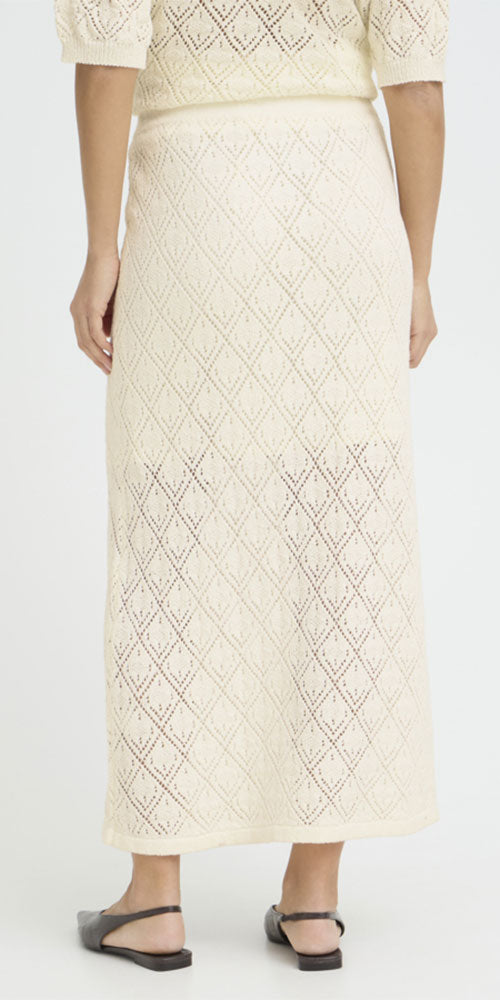 Fransa Lacey Knit Skirt