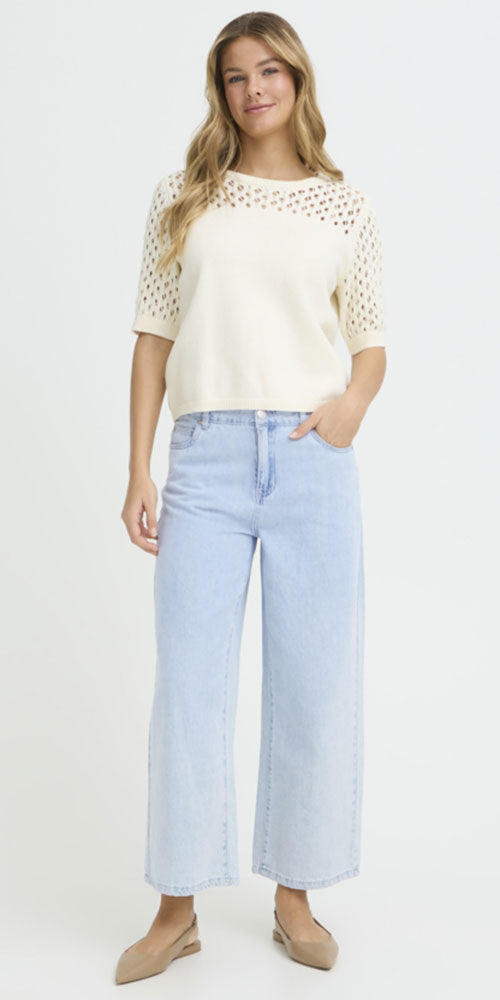 Fransa Light Wash Jeans