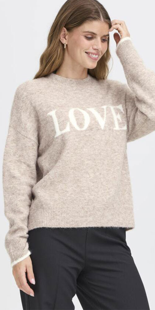 Fransa Love Sweater
