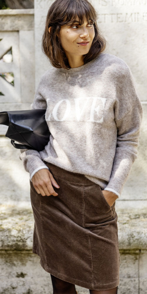 Fransa Love Sweater