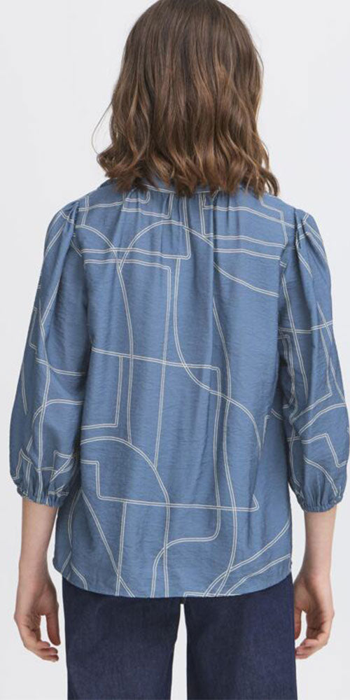 Fransa Modern Art Blouse