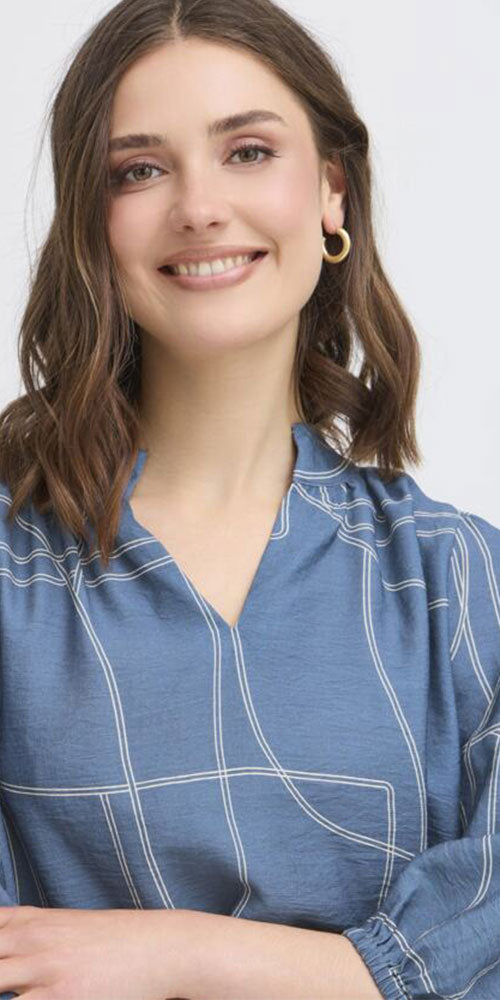 Fransa Modern Art Blouse