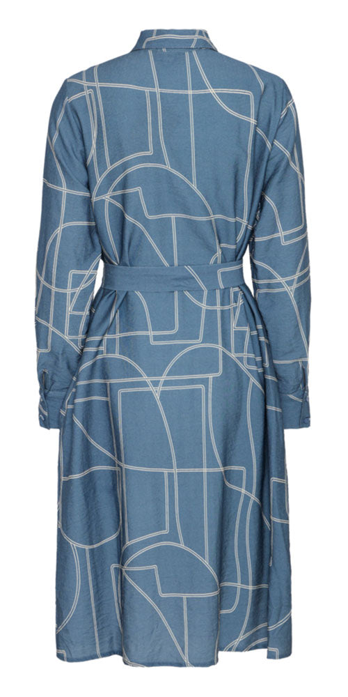 Fransa Modern Art Shirt Dress