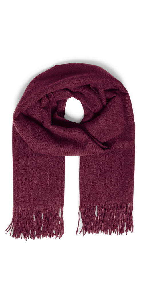 Fransa Pashmina Scarf, wine