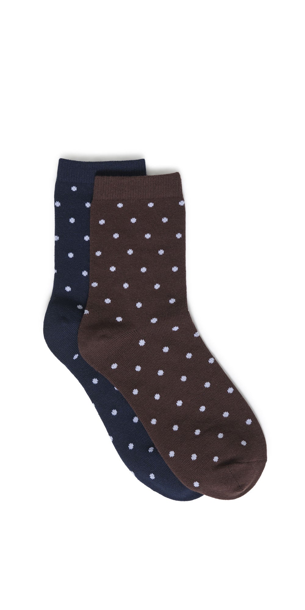Fransa Polka Dot Socks, 2-pack