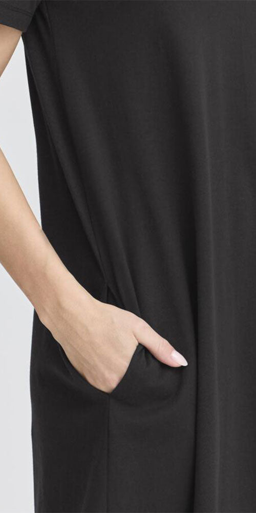 Fransa Jersey Polo Dress