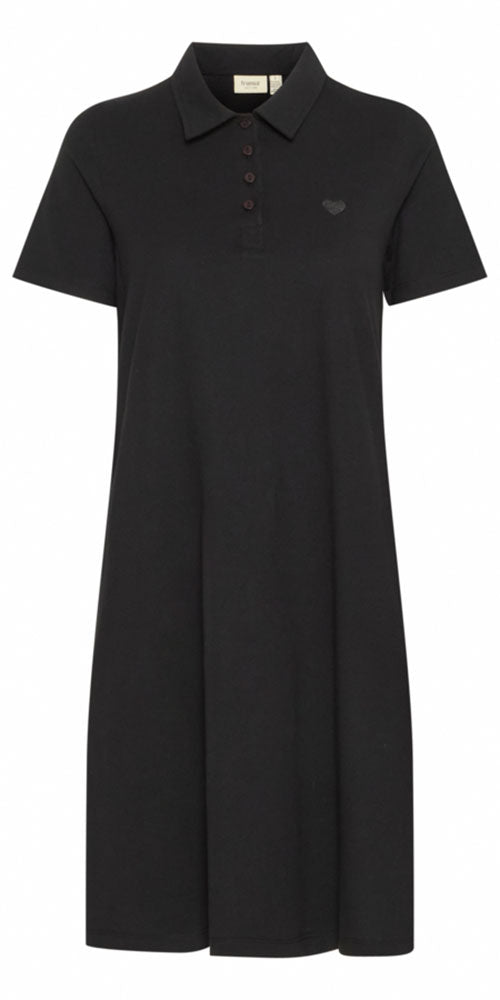 Fransa Jersey Polo Dress