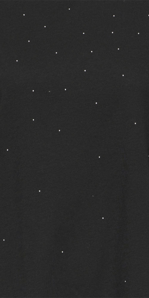 Fransa Studded Tee, black