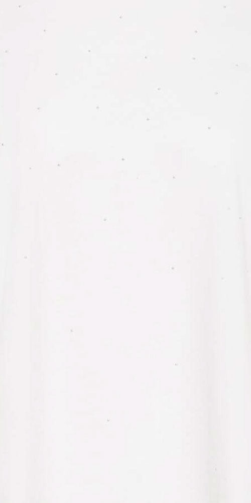 Fransa Studded Tee, white