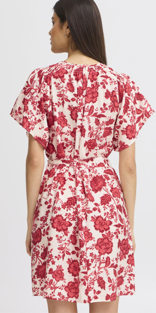Fransa Floral Flutter Dress
