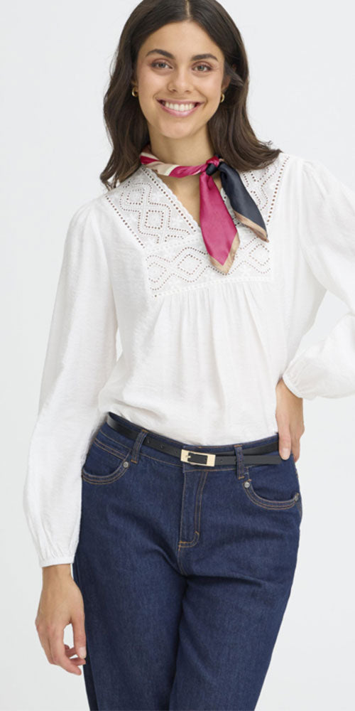 Silk Colour Block Scarf