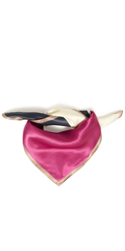 Silk Colour Block Scarf