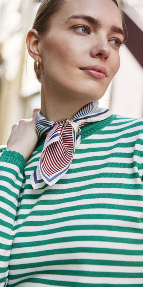 Silk Stripes Scarf